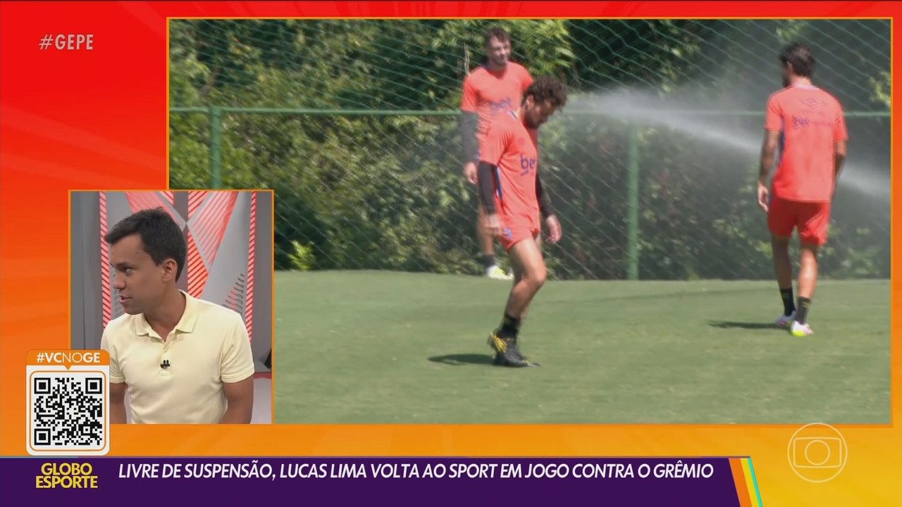 Lucas Lima destaca crescimento no Sport após retorno à posição de meia central - Imagem do artigo original