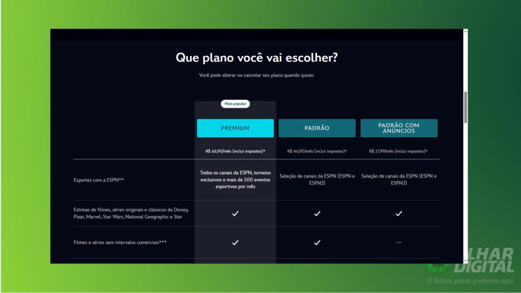 Disney+ passa a vender pacotes com ESPN; saiba escolher o plano e ver futebol pela internet - Imagem do artigo original
