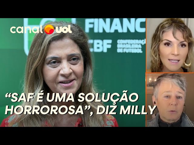 Debate no UOL News contrapõe defesa de Leila Pereira ao modelo SAF às críticas de comentaristas - Imagem do artigo original