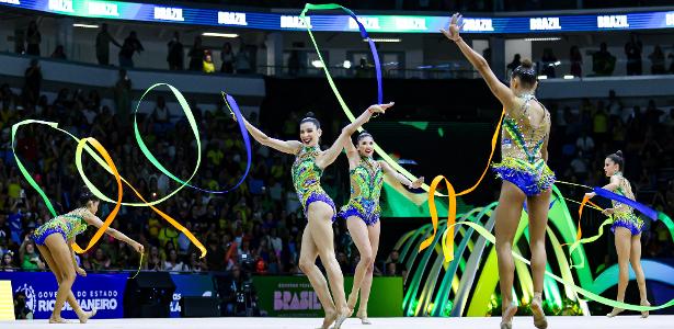 Brasil termina em sexto na final das cinco fitas no Mundial de Ginástica; China leva o ouro - Imagem do artigo original