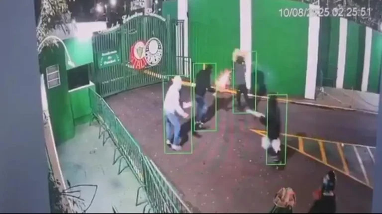 Centro de Treinamento do Palmeiras é atingido por rojões durante a madrugada