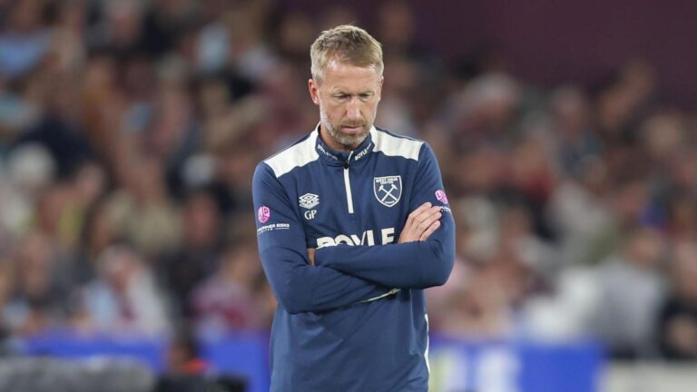 Início com duas derrotas aumenta pressão sobre Graham Potter no West Ham