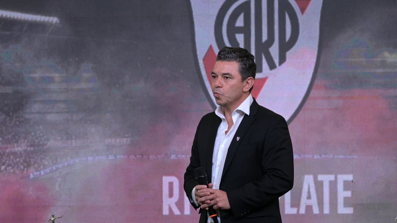 Treinador do River Plate exalta virtudes do Palmeiras e admite dificuldade em vencê-lo - Imagem do artigo original