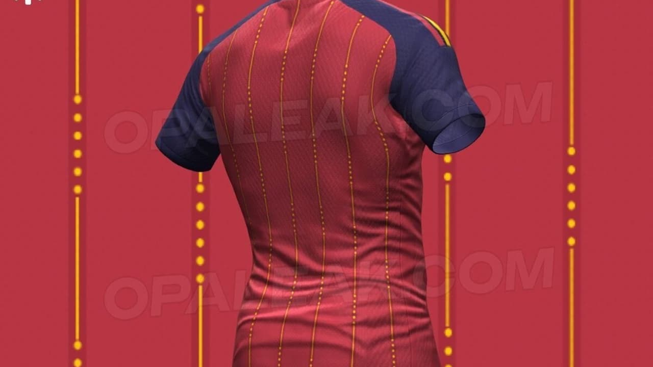 Imagens da possível nova camisa da Espanha para a Copa do Mundo vazam na internet - Imagem do artigo original