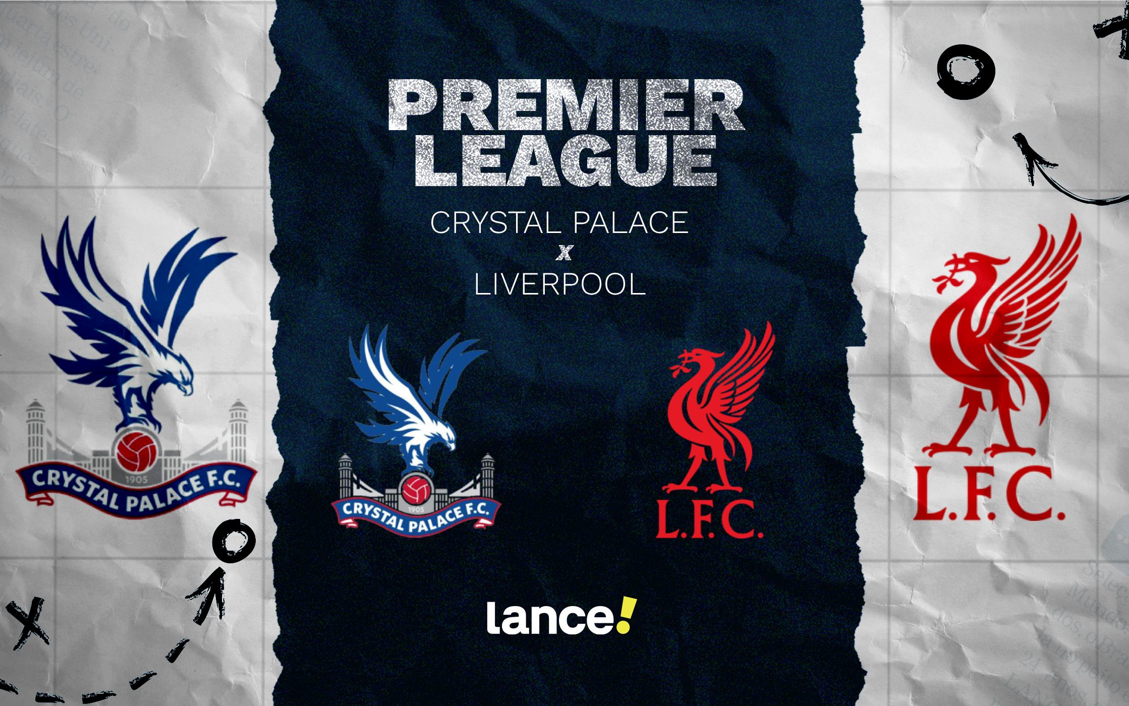 Crystal Palace x Liverpool: partida da Premier League terá transmissão ao vivo - Imagem do artigo original