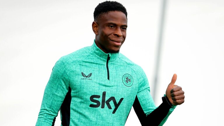 Ogbene diz estar “mais sábio” após rompimento do tendão de Aquiles e projeta vitória da Irlanda sobre a Hungria