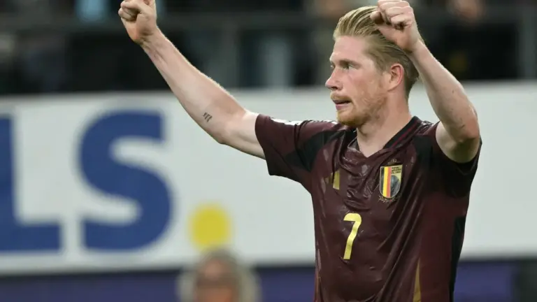 Bélgica brilha nas Eliminatórias com De Bruyne como maestro e gols de placa