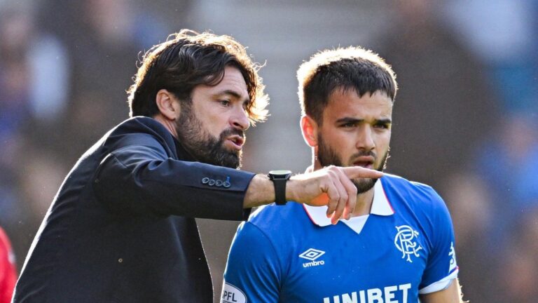 Nico Raskin segue fora do Rangers e não enfrenta o Hearts, afirma Russell Martin