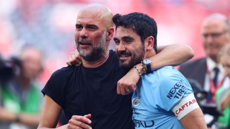 Gündogan agradece Guardiola por “tudo” no futebol após trocar o City pelo Galatasaray