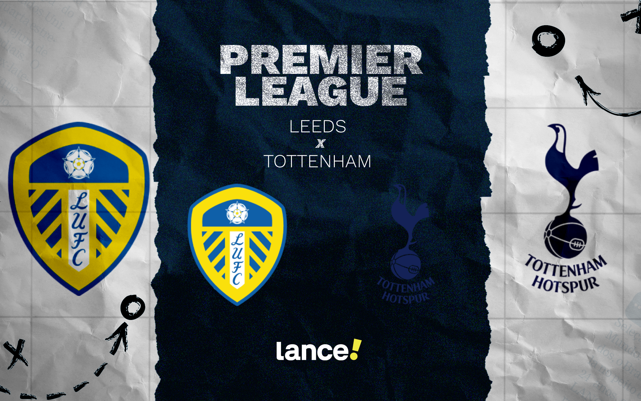 Leeds e Tottenham se enfrentam pela Premier League; confira informações do duelo - Imagem do artigo original