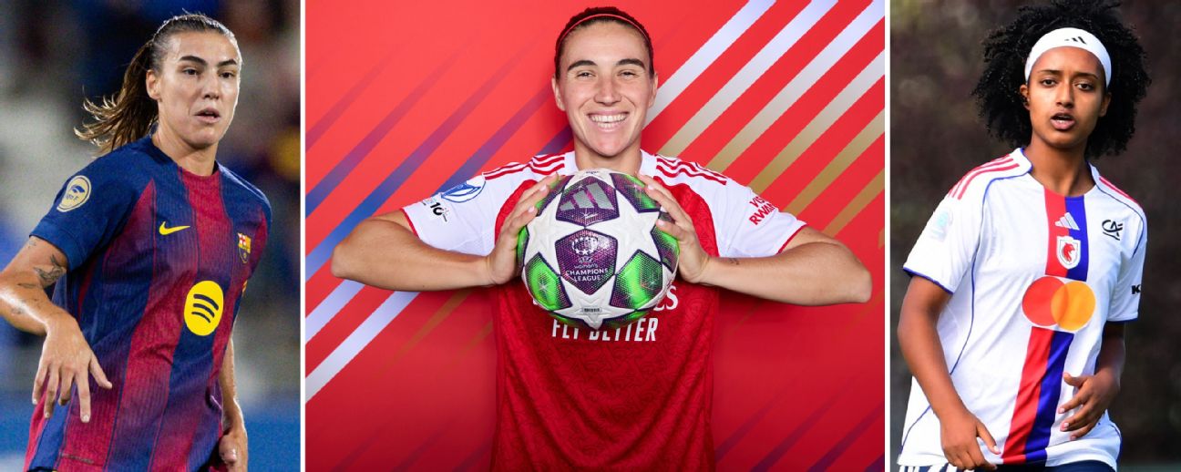 Quem é o destaque de cada um dos 18 clubes da UEFA Women’s Champions League 2025/26 - Imagem do artigo original