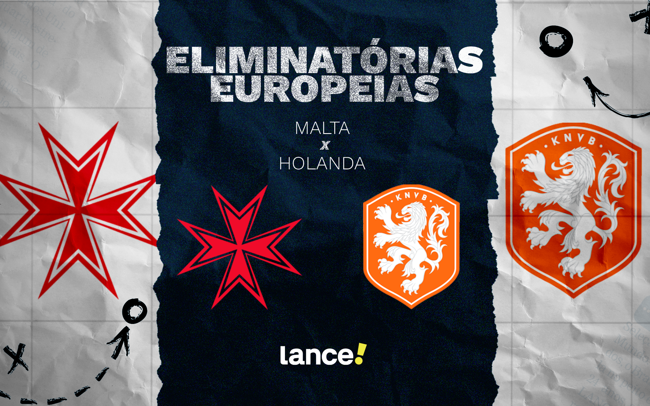 Malta x Holanda: onde assistir ao duelo das Eliminatórias europeias - Imagem do artigo original