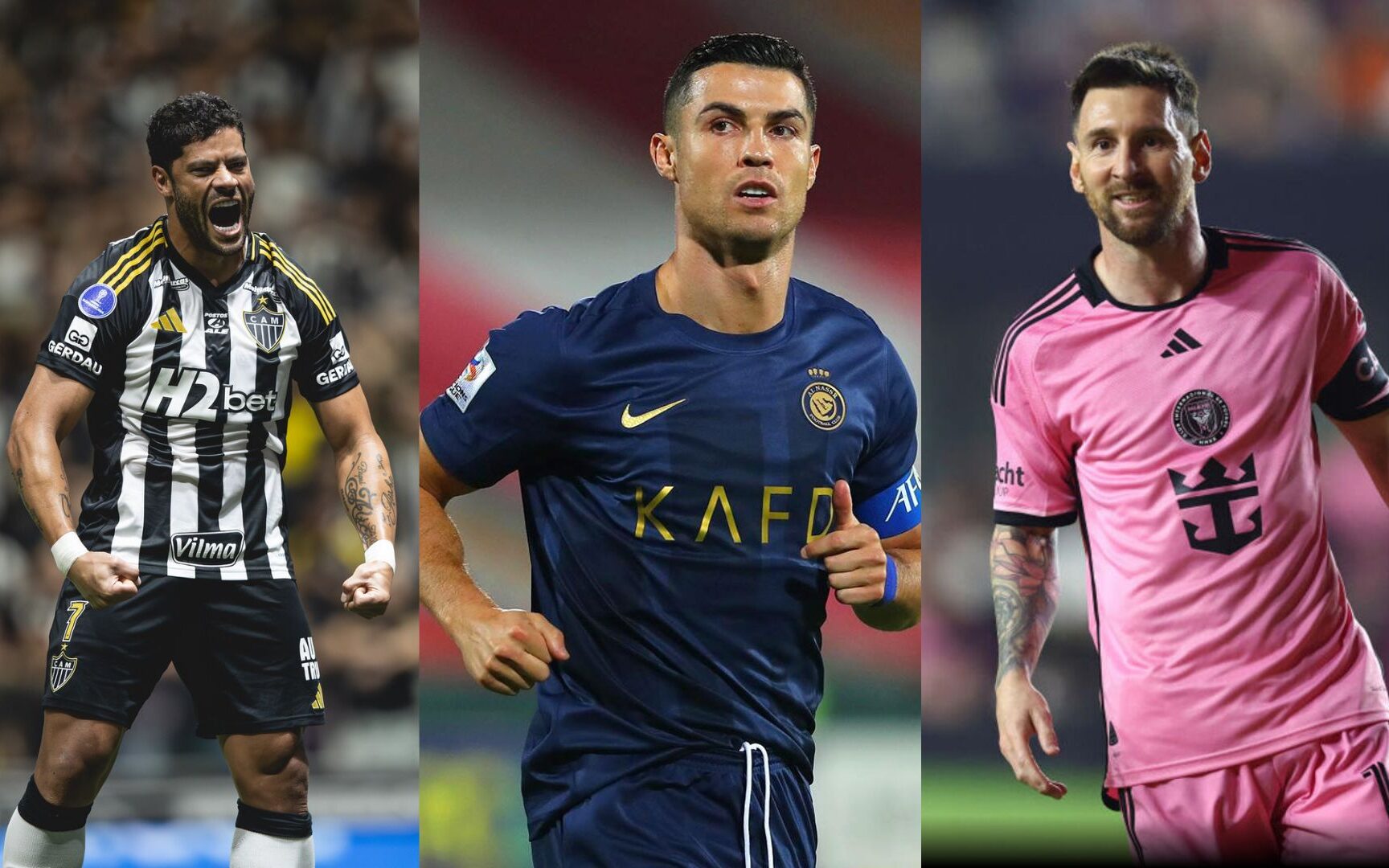 Hulk perto de marca que o colocaria ao lado de Cristiano Ronaldo e Messi - Imagem do artigo original