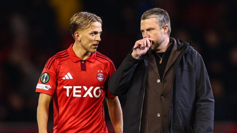 Reforços brilham, mas Aberdeen perde para o Shakhtar e segue em busca de reação