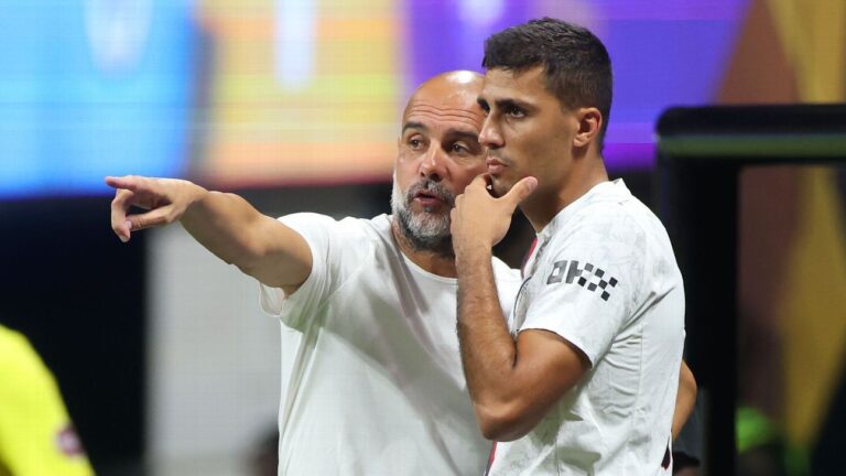 Guardiola prevê evolução gradual de Rodri e confia em Nico González no meio-campo do City