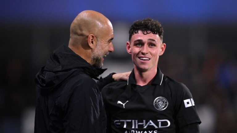Guardiola exalta transparência de Phil Foden sobre saúde mental
