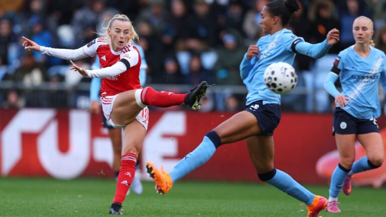 Derrota para o Manchester City complica campanha do Arsenal na WSL