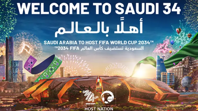 Arábia Saudita pretende erguer estádio 350 m acima do solo para a Copa do Mundo de 2034