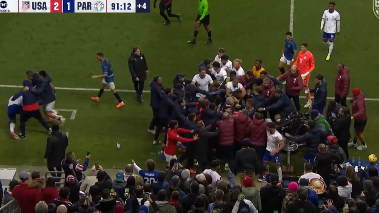 Jogador do Palmeiras participa de briga generalizada em amistoso - Imagem do artigo original