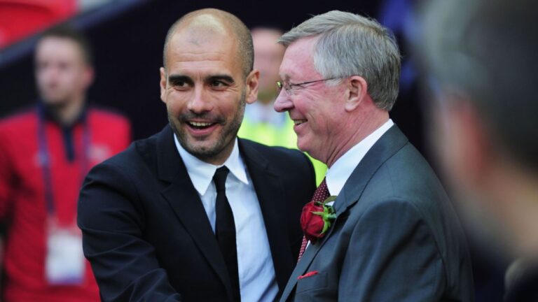 Sir Alex Ferguson parabeniza Guardiola pelos 1.000 jogos como técnico