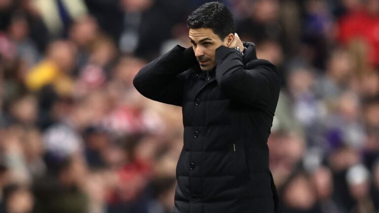 Arteta revela “dor no estômago” depois de Arsenal levar empate do Sunderland nos acréscimos