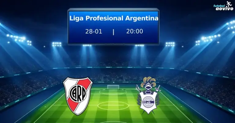 River plate gimnasia l p liga profesional argentina NaN NaN