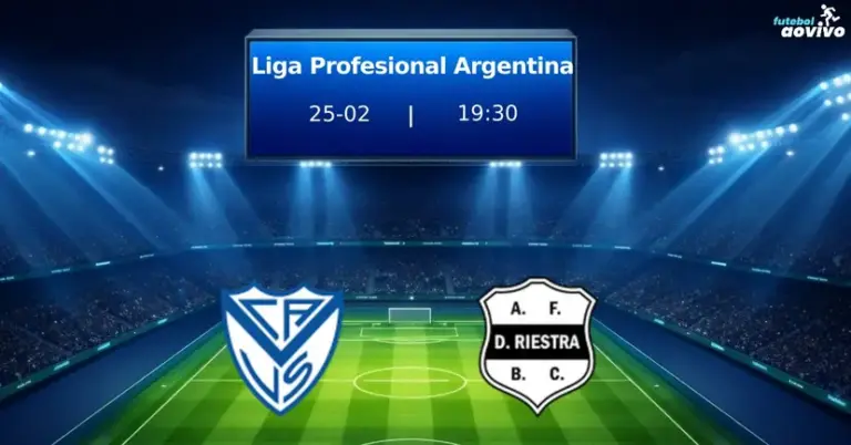 Velez sarsfield deportivo riestra liga profesional argentina NaN NaN