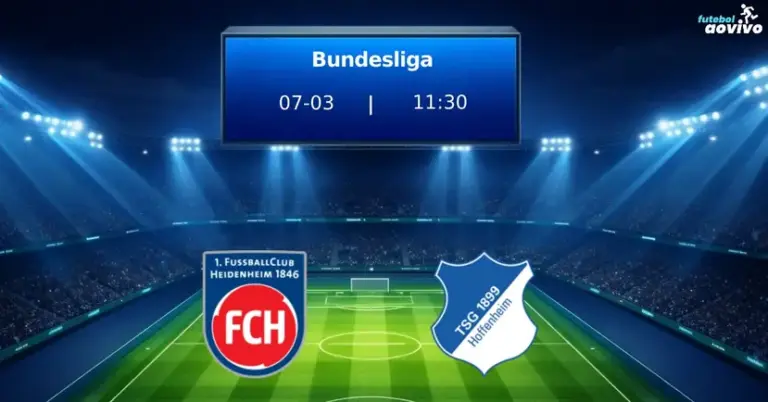 Heidenheim e Hoffenheim Se Preparam para Duelo Crucial na Bundesliga