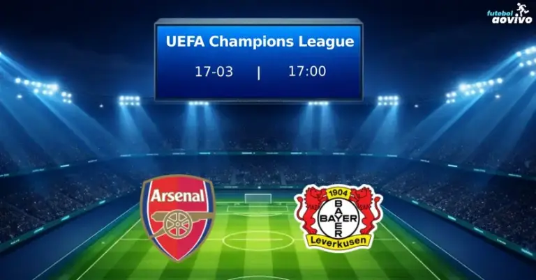 Arsenal e Bayer Leverkusen se preparam para duelo crucial na Champions League