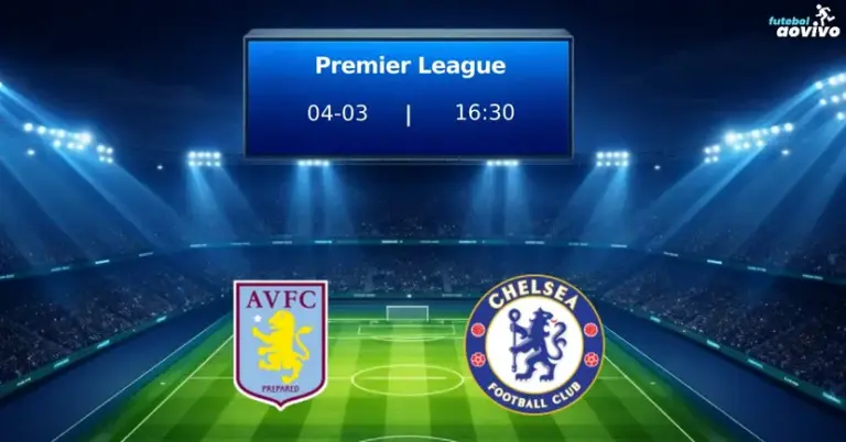Confronto na Premier League: Aston Villa Recebe Chelsea em Birmingham