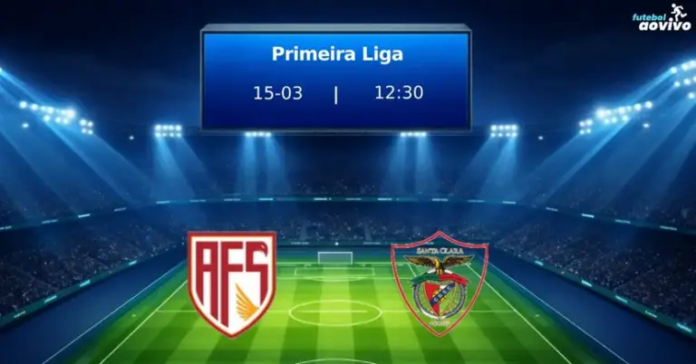 AVS e Santa Clara se enfrentam pela 26ª rodada da Primeira Liga no Estádio Clube Desportivo das Aves