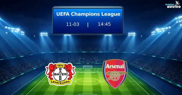 Bayer Leverkusen x Arsenal: Duelo das Oitavas de Final da UEFA Champions League no BayArena