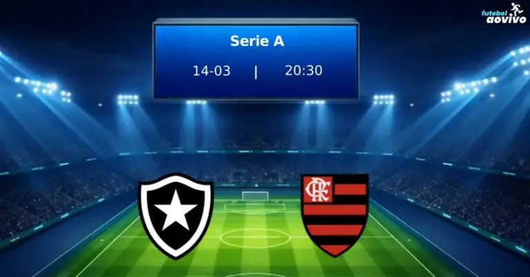 Botafogo e Flamengo se enfrentam em confronto decisivo pela 6ª rodada da Série A no Estádio Olímpico Nilton Santos