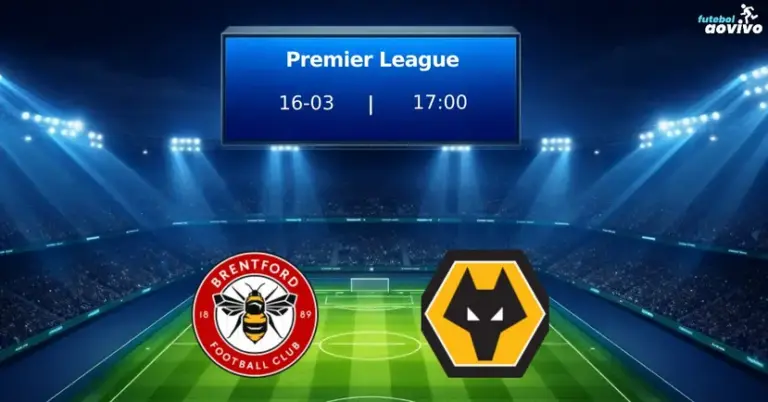 Brentford enfrenta Wolves em partida da 30ª rodada da Premier League em Londres