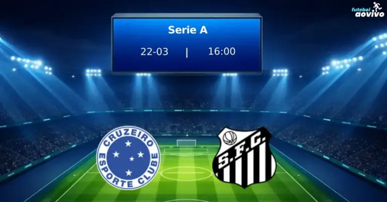 Confronto na Série A: Cruzeiro e Santos se preparam para duelo em Belo Horizonte