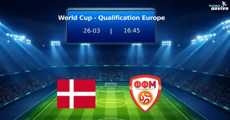 Dinamarca Enfrenta Macedônia do Norte em Duelo Crucial pelas Eliminatórias da Copa do Mundo