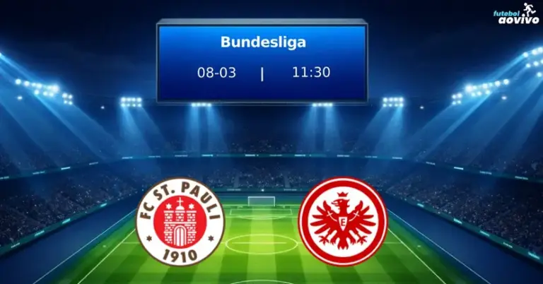 St. Pauli e Eintracht Frankfurt se Preparam para Duelo Crucial na 25ª Rodada da Bundesliga