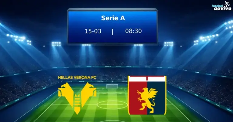 Hellas Verona e Genoa se enfrentam na 29ª rodada da Serie A em duelo no Estádio Marcantonio Bentegodi