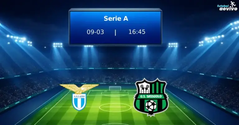 Lazio x Sassuolo: Tudo sobre o Confronto da Série A no Stadio Olimpico