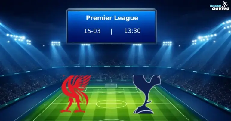 Liverpool e Tottenham se enfrentam em confronto da 30ª rodada da Premier League no Anfield