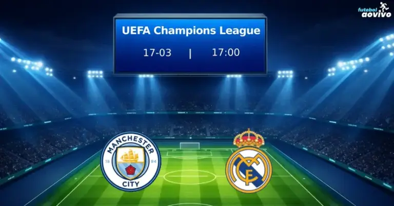 Manchester City x Real Madrid: Expectativa Cresce para o Duelo na Champions League