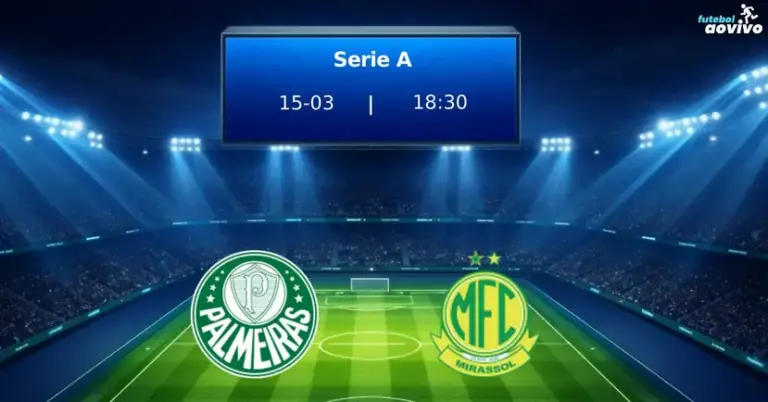 Palmeiras e Mirassol se enfrentam no Allianz Parque pela 6ª rodada da Série A