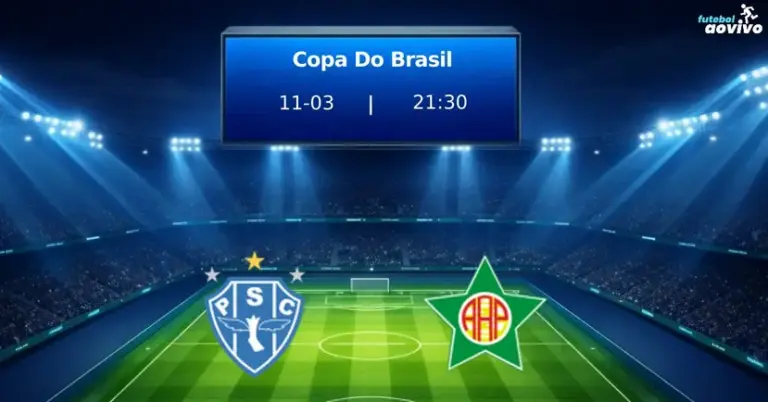 Paysandu e Portuguesa RJ Entram em Campo Pelo Início da Copa do Brasil