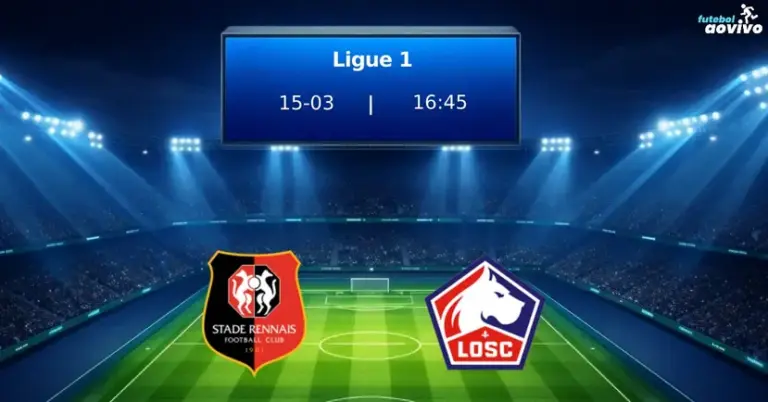 Rennes enfrenta Lille pela 26ª rodada da Ligue 1 nesta quarta-feira
