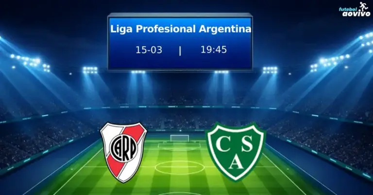 River Plate e Sarmiento Junin se enfrentam na 11ª rodada da Liga Profesional Argentina