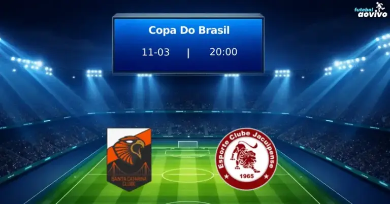 Santa Catarina Enfrenta Jacuipense Pela Copa do Brasil: Guia Pré-Jogo