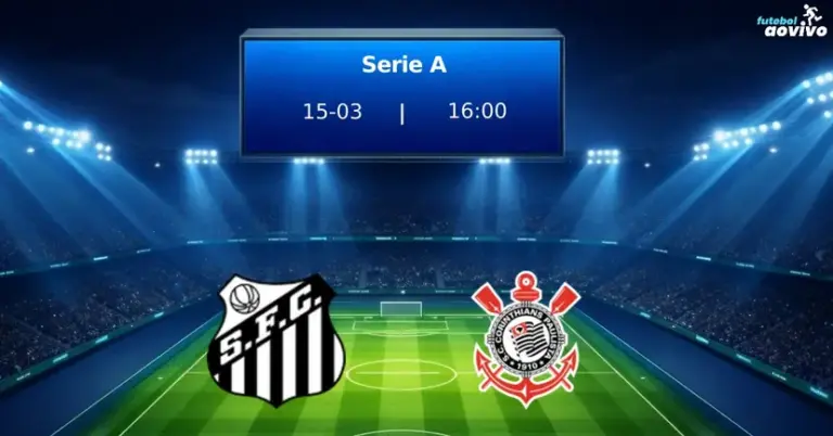 Santos e Corinthians se enfrentam na 6ª rodada da Série A em jogo no Estádio Urbano Caldeira