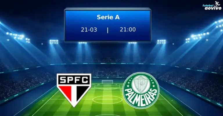 São Paulo e Palmeiras se enfrentam na 8ª rodada da Série A no Estádio do Morumbis