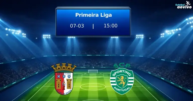 SC Braga x Sporting CP: Grande Clássico da Primeira Liga Agita a 25ª Rodada