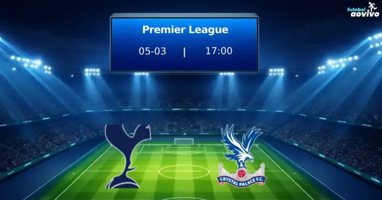 Tottenham Recebe Crystal Palace em Duelo Chave pela Premier League
